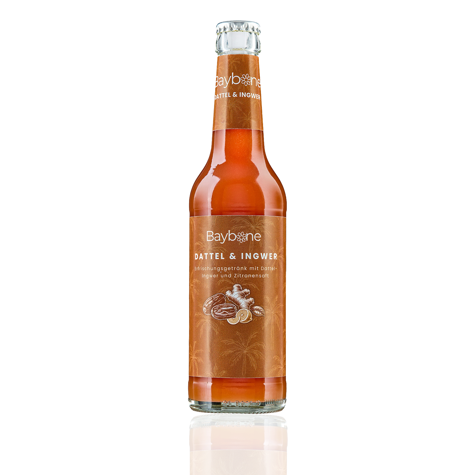 Gekühlte Baybone Dattel & Ingwer Mehrwegflasche