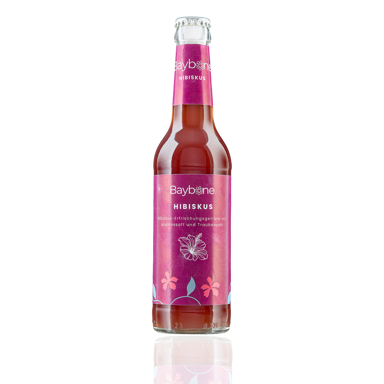 Gekühlte Baybone Hibiskus Mehrwegflasche